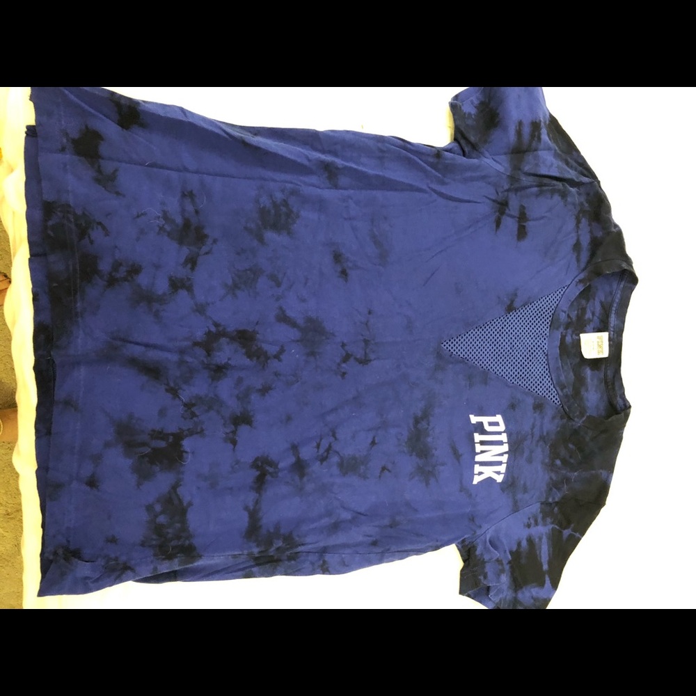 Victoria’s Secret PINK oversized tie dye shirt